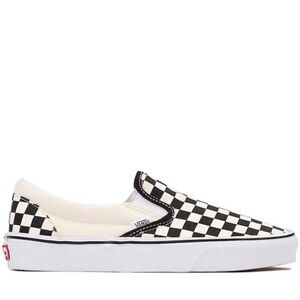New in box Vans Black and White Checkerboard Slip-Ons